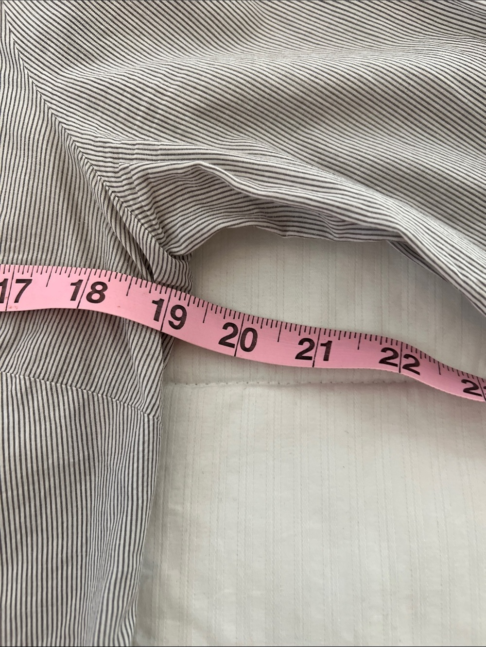 J. Crew Light Gray Ruffle Front Button-Down Shirt - Picture 6 of 7